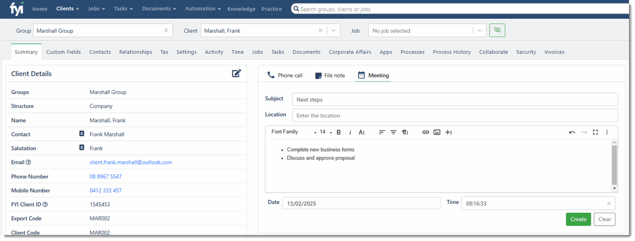 796_Meeting_on_Summary_tab.gif