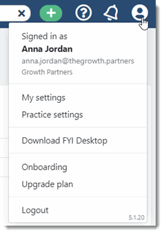 Individual Settings and Status – FYI