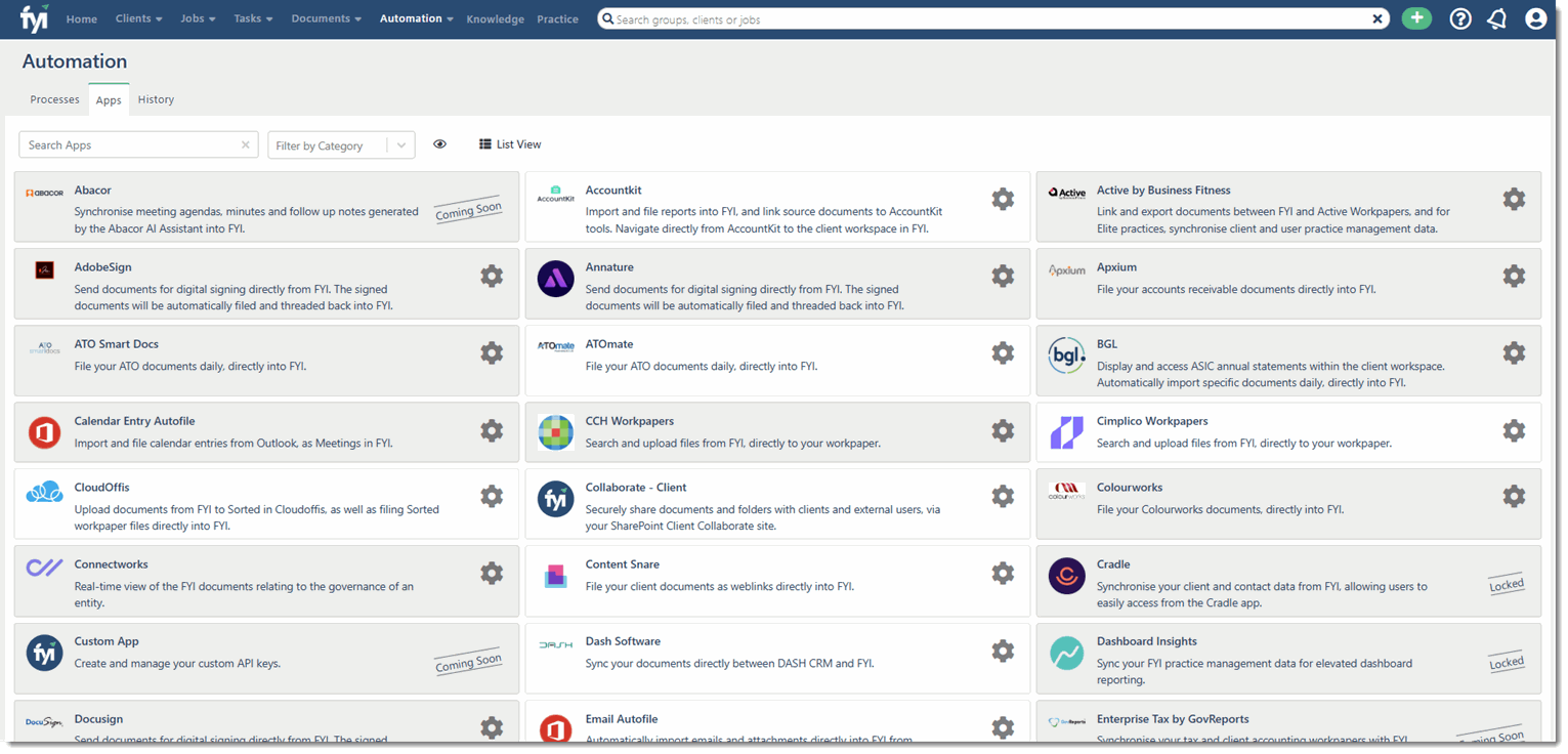 Integration with DocuSign FYI
