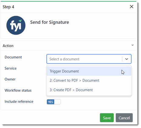 2552_Send_PDF_for_Signature_Select_Document_Created_in_Process.gif