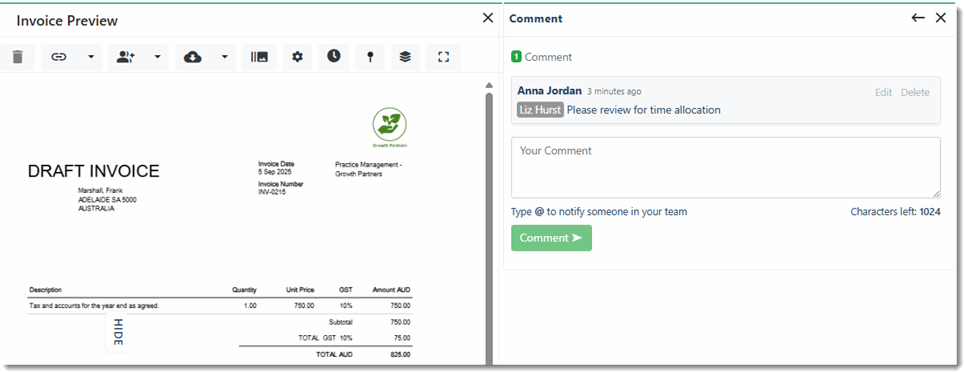 4725_Invoice_Drawer_Display_Comments.gif