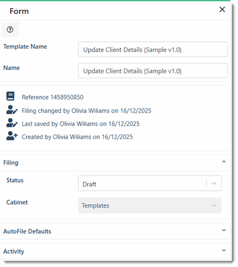 Managing Sample Form Templates (Beta) – FYI
