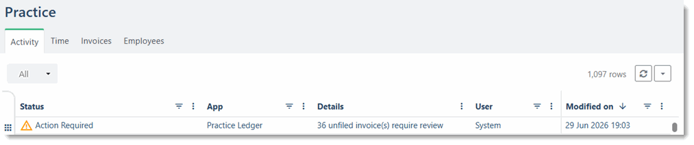 5106_Unfiled_invoices_Practice_activity_action_required.gif