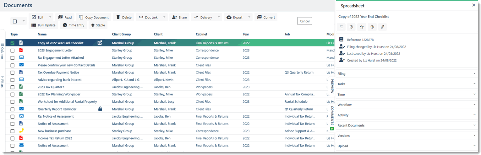 Creating a Copy of a Document – FYI